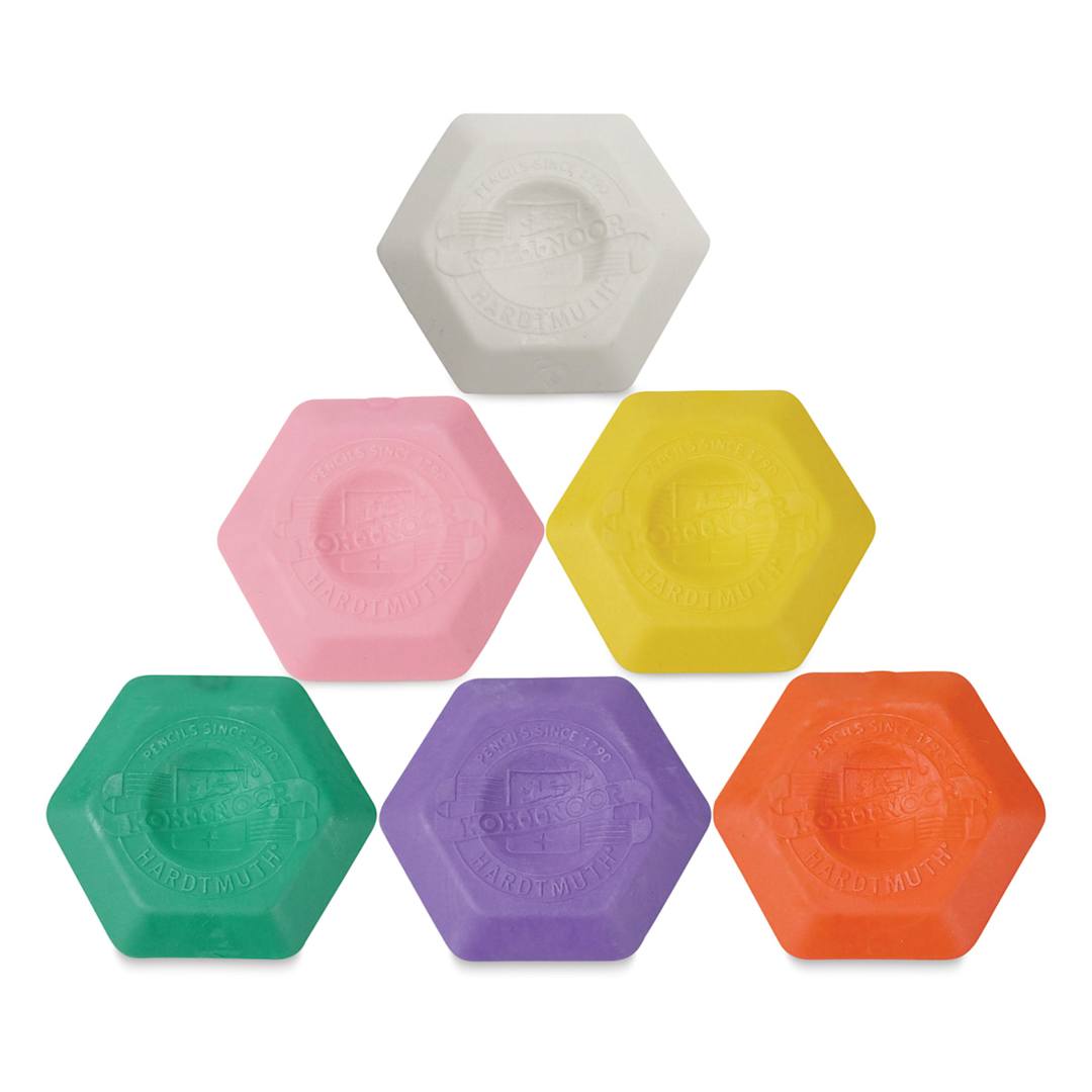 Open in modal - Koh-I-Noor Hexagon Thermoplastic Eraser (Color will vary.)