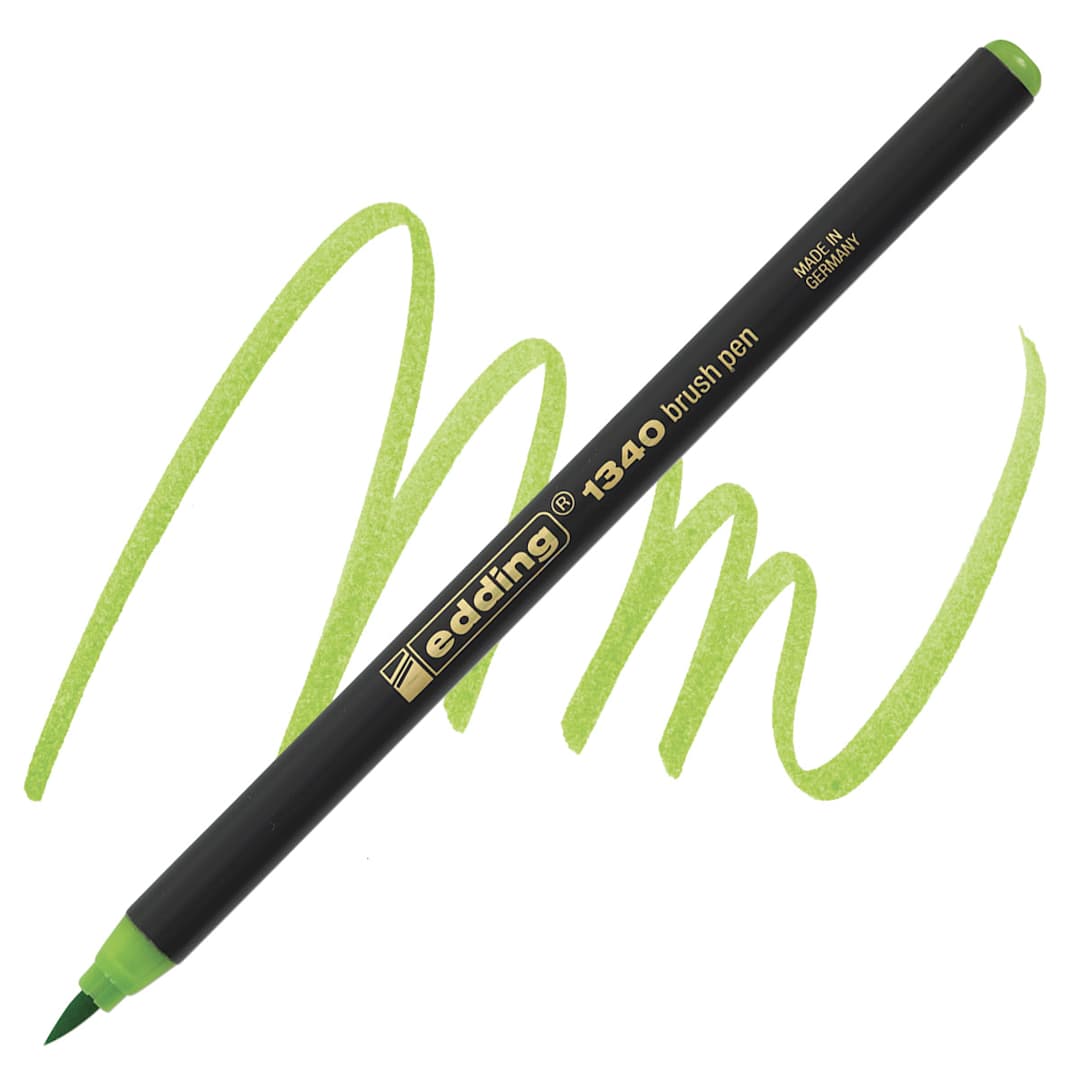 Open in modal - Edding Brush Pen - Light Green pen and swatch