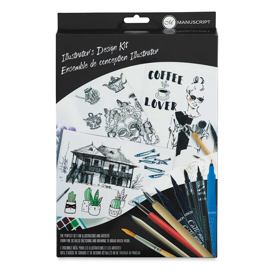 Open in modal - Manuscript Illustrator's Design Kit (front of package)
