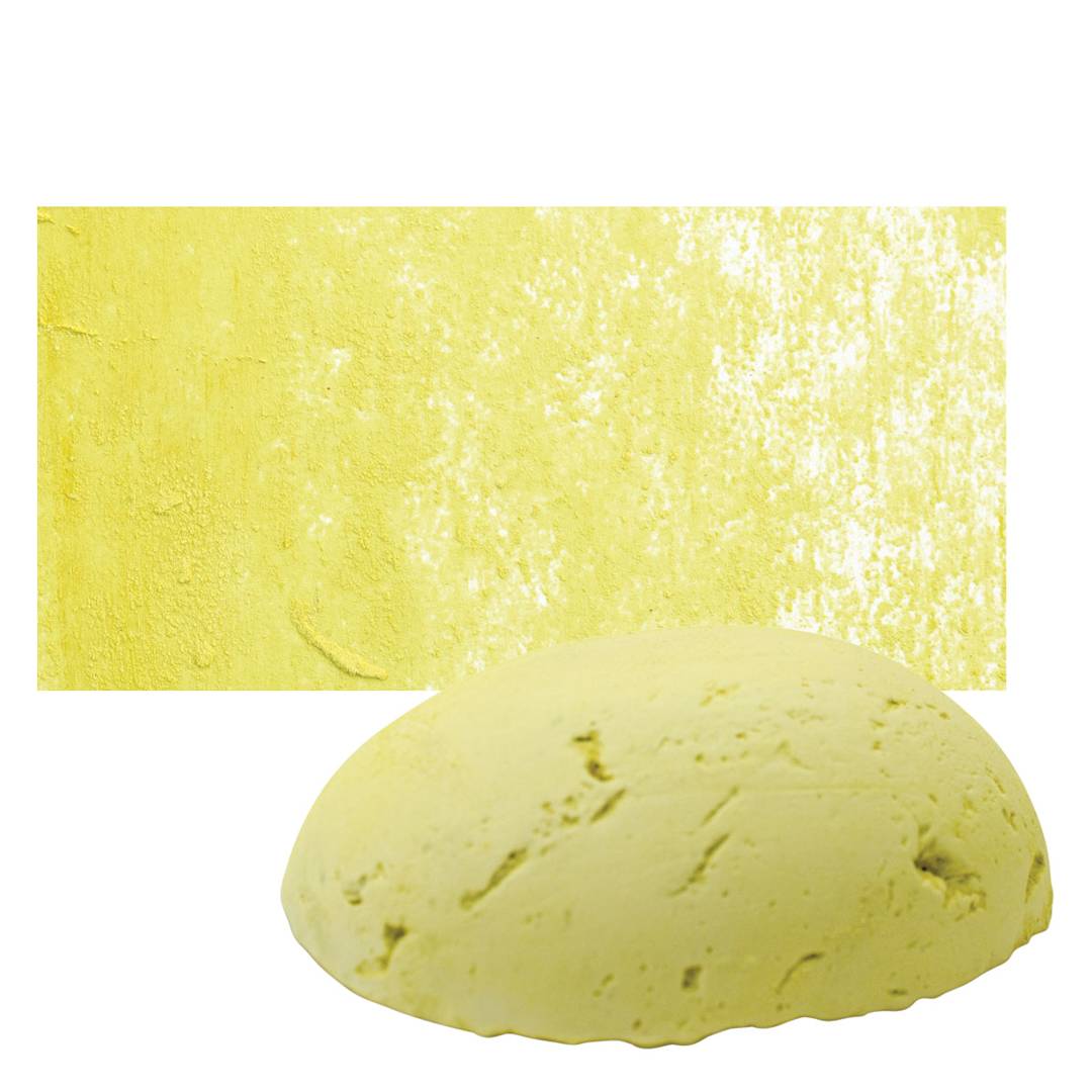 Open in modal - Sennelier Soft Pastel Pebble - Lemon Citron pastel and swatch