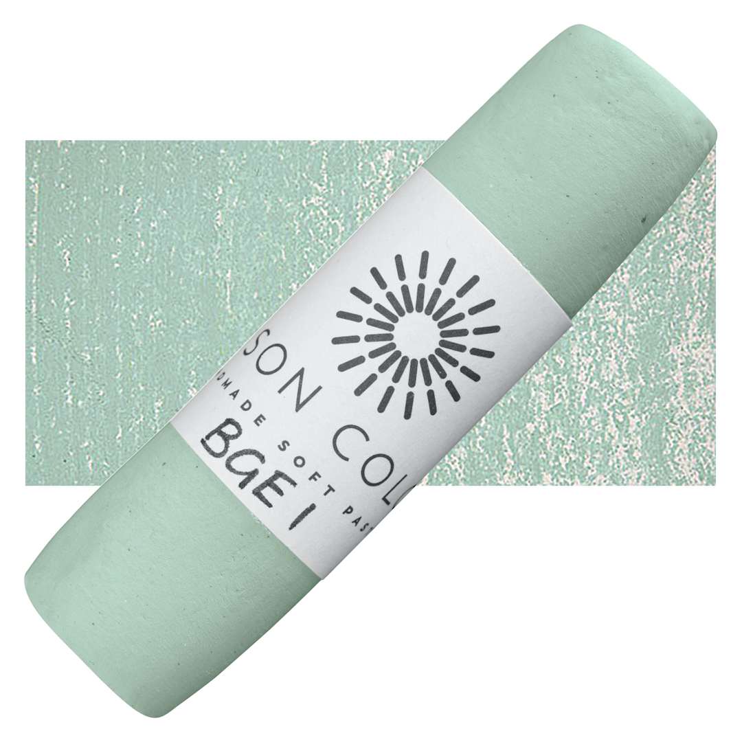 Open in modal - Unison Large Soft Pastel - Blue Green Earth 1 pastel and swatch