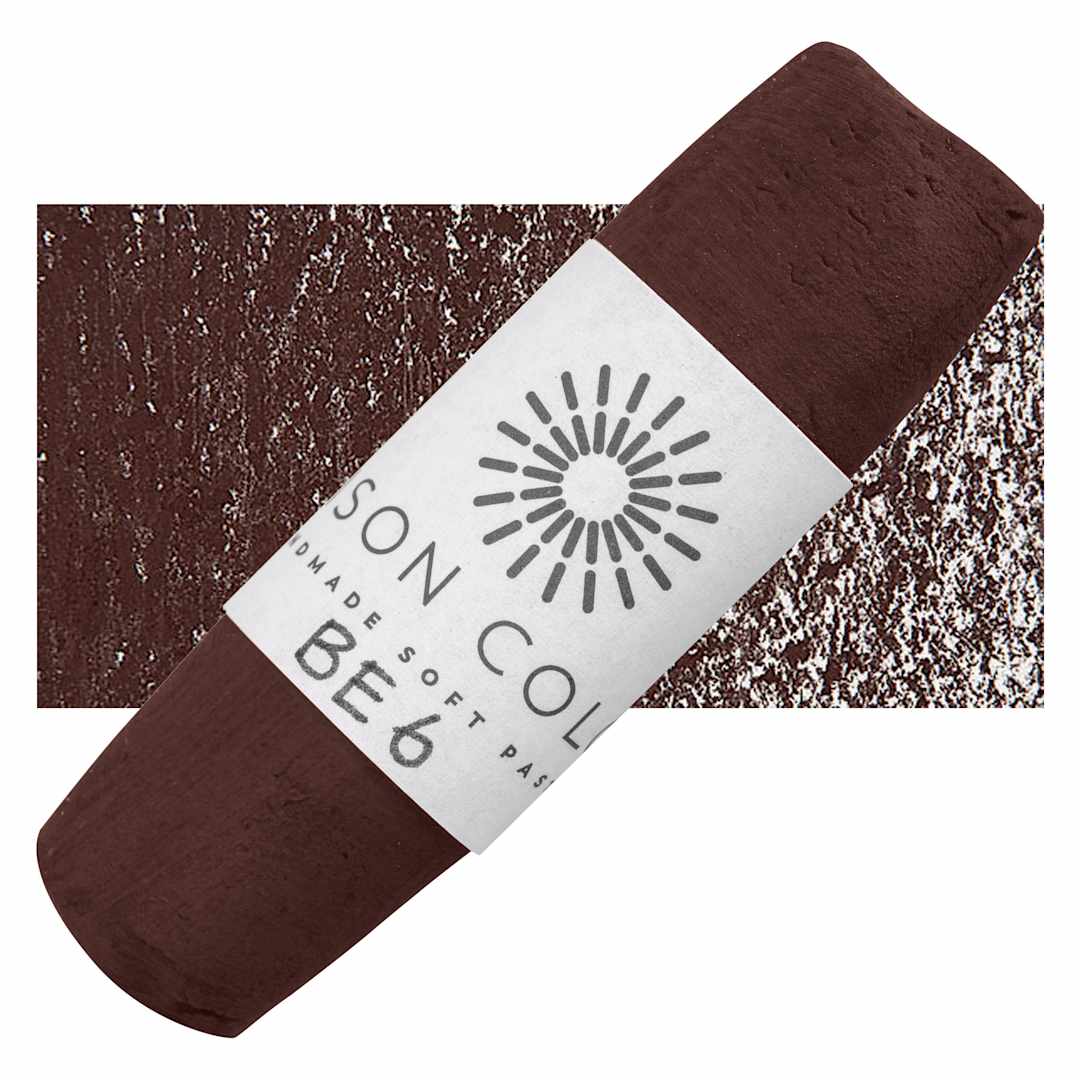 Open in modal - Unison Large Soft Pastel - Brown Earth 6 pastel and swatch