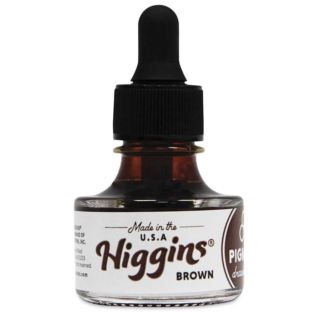 Open in modal - Higgins Drawing Ink - 1 oz, Brown