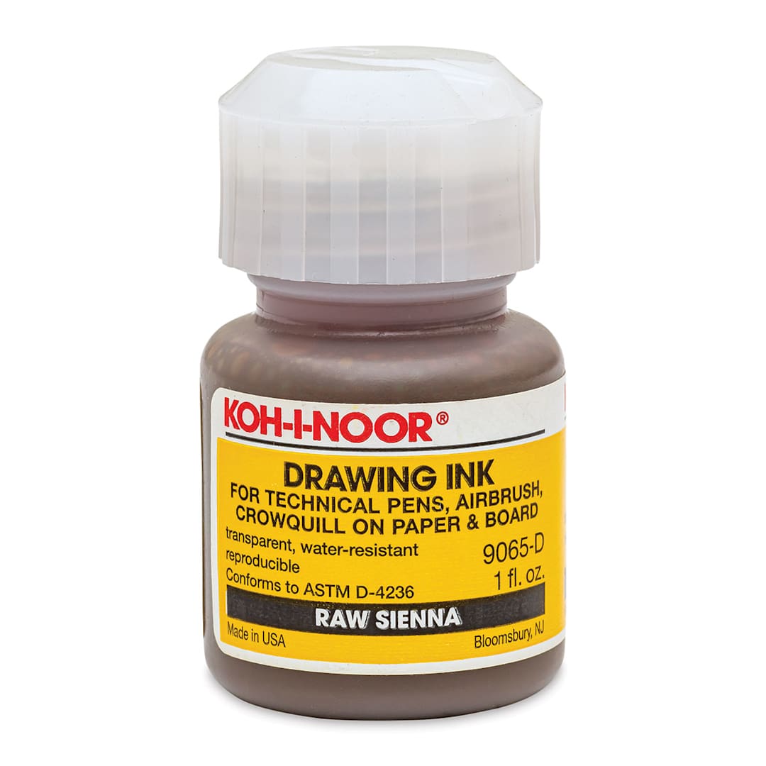 Open in modal - Koh-I-Noor Water-Resistant Drawing Ink - 1 oz, Sienna