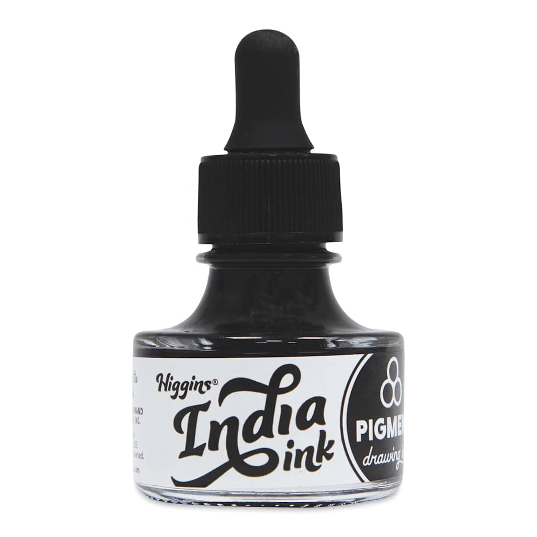 Open in modal - Higgins Waterproof Black Ink - 1 oz