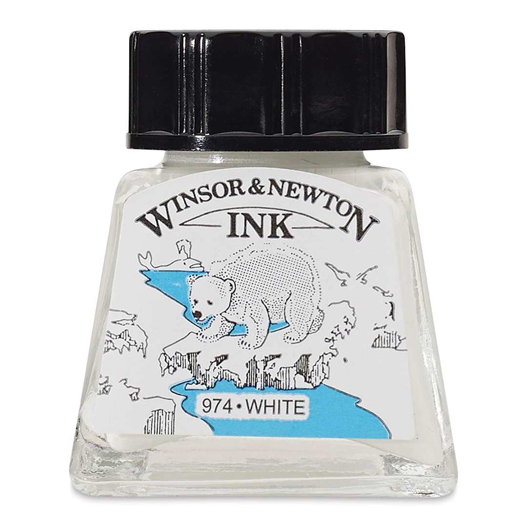 Open in modal - Winsor & Newton Drawing Ink - White, 14 ml