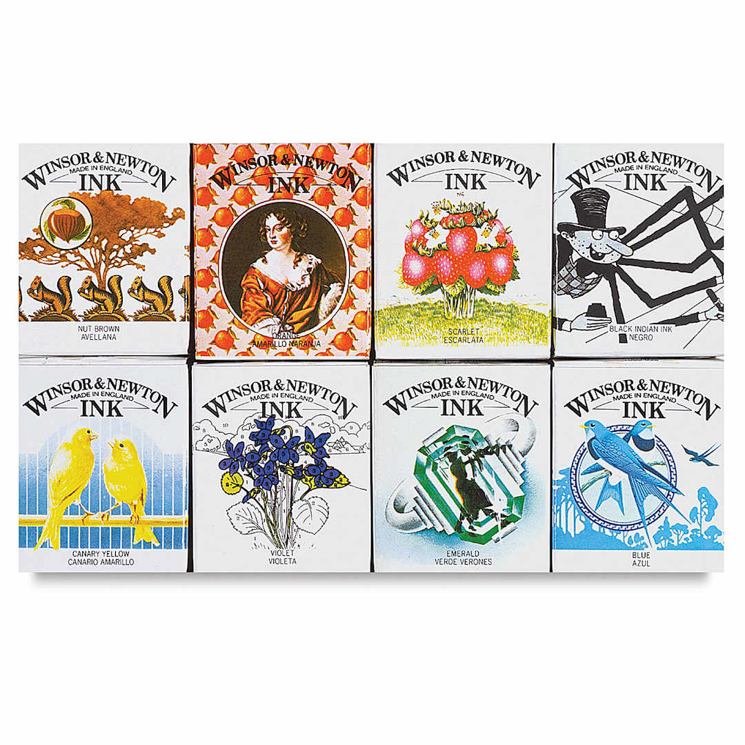 Open in modal - Drawing Inks, Introductory Set No. 1