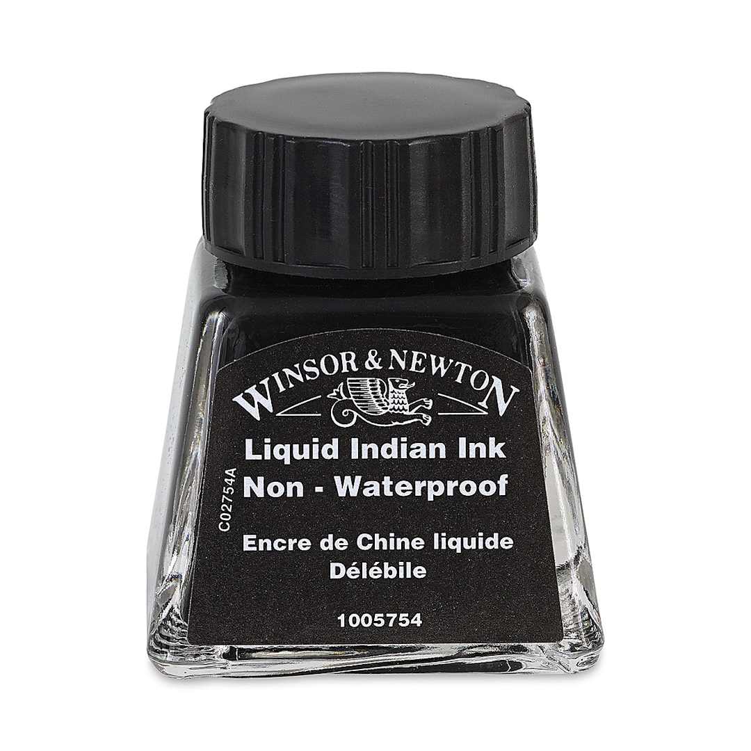 Open in modal - Winsor & Newton Drawing Ink - Liquid Indian, 14 ml