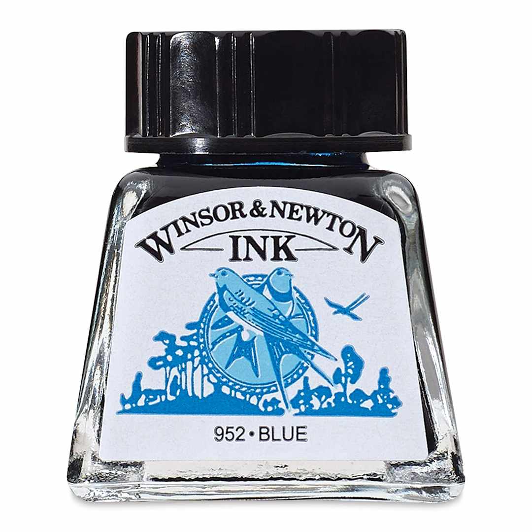 Open in modal - Winsor & Newton Drawing Ink - Blue, 14 ml