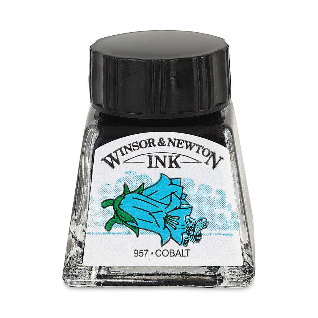 Open in modal - Winsor & Newton Drawing Ink - Cobalt, 14 ml