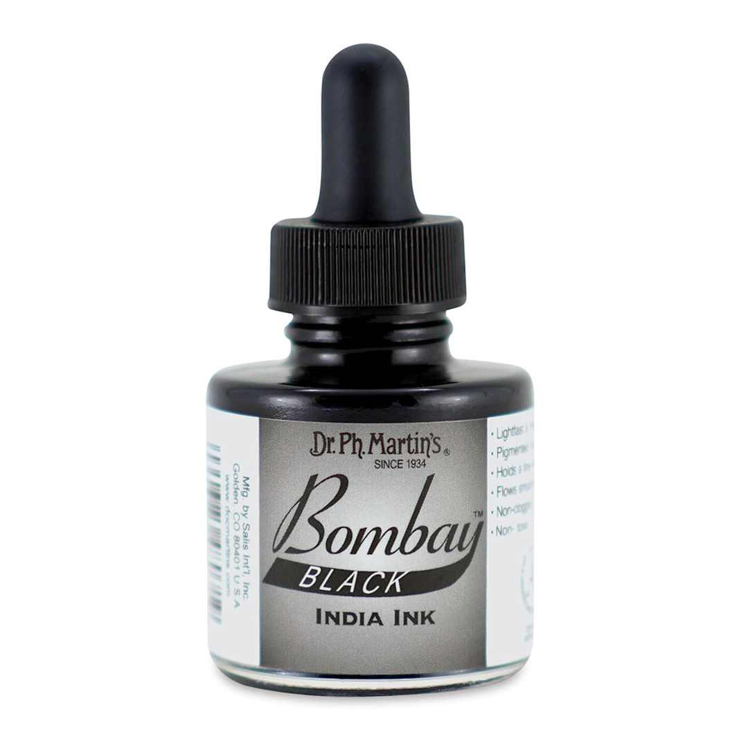 Open in modal - Dr. Ph. Martin's Bombay India Ink - 1 oz, Black