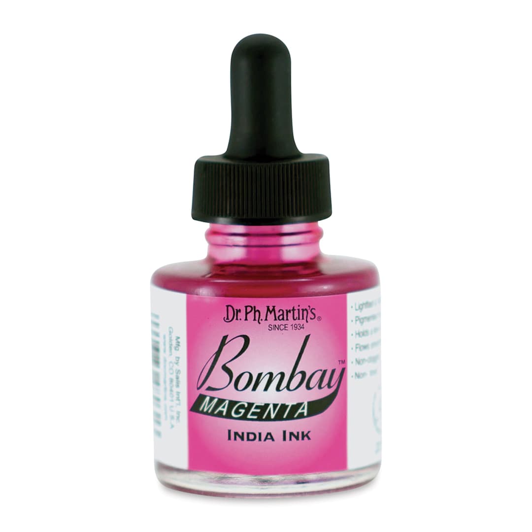 Open in modal - Dr. Ph. Martin's Bombay India Ink - 1 oz, Magenta