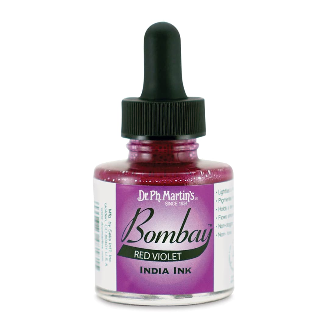 Open in modal - Dr. Ph. Martin's Bombay India Ink - 1 oz, Red Violet