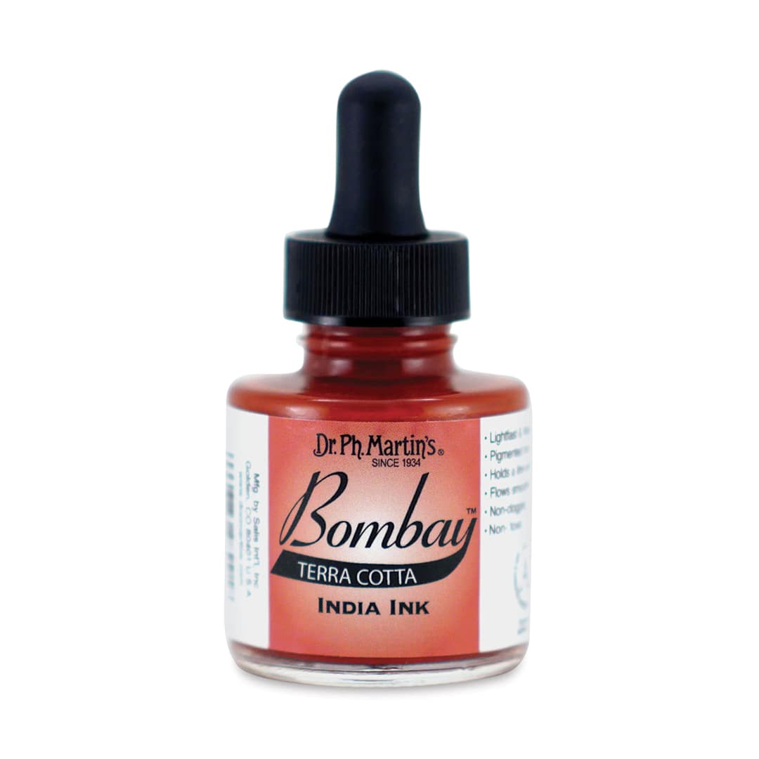 Open in modal - Dr. Ph. Martin's Bombay India Ink - 1 oz, Terra Cotta
