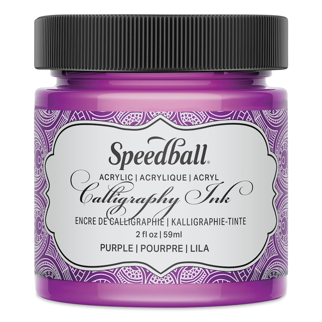 Open in modal - Speedball Calligraphy Ink - 2 oz, Deep Purple
