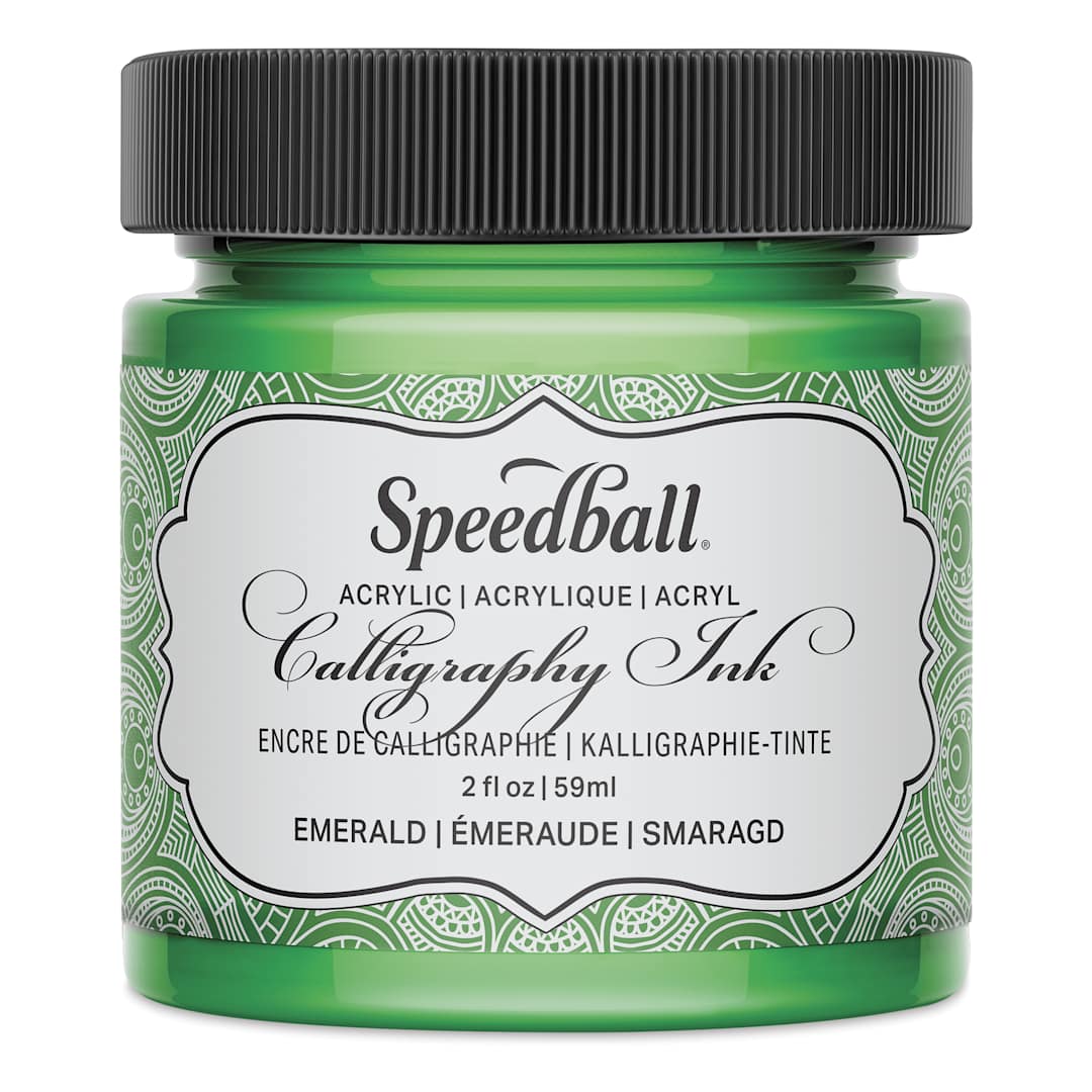 Open in modal - Speedball Calligraphy Ink - 2 oz, Emerald Green