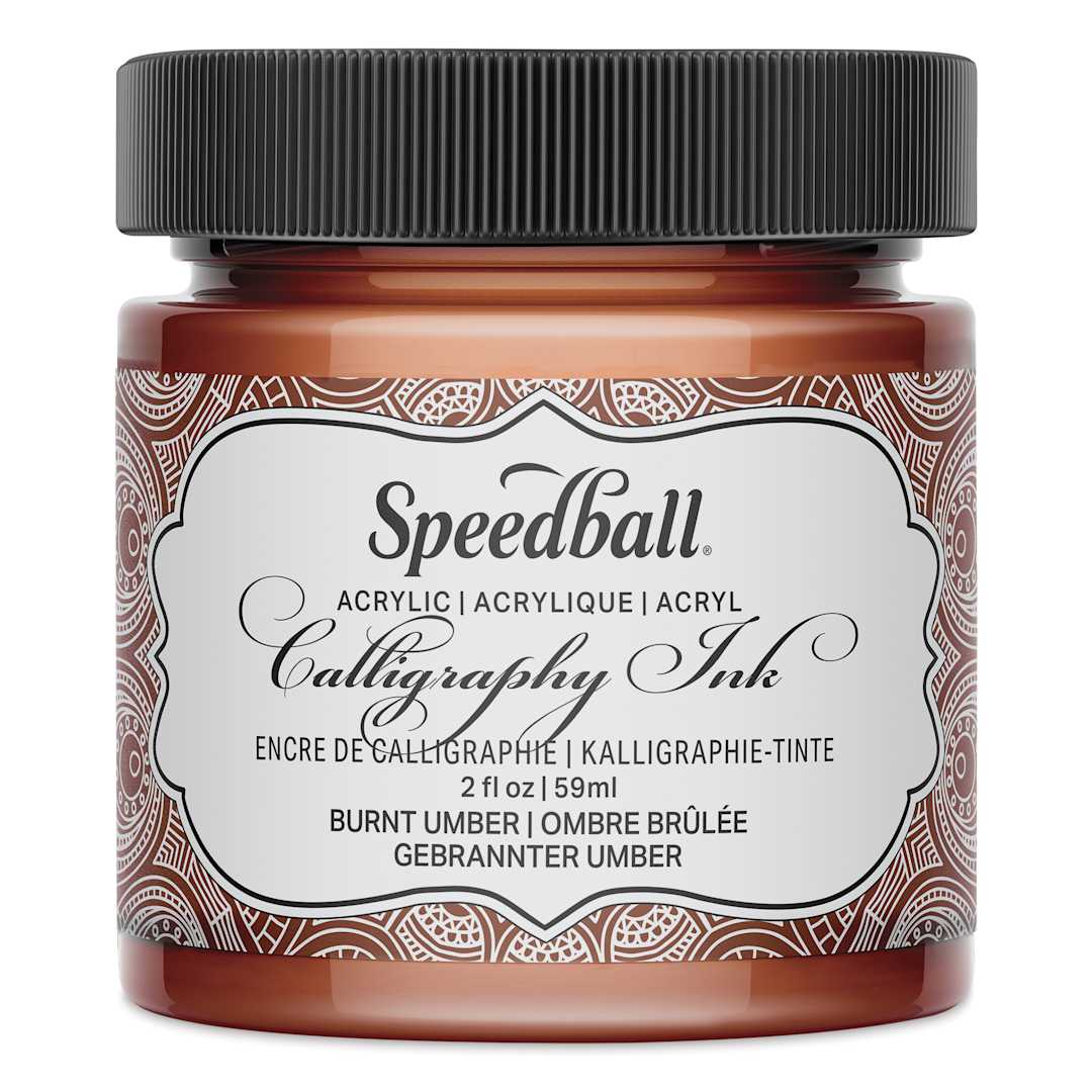 Open in modal - Speedball Calligraphy Ink - 2 oz, Burnt Umber