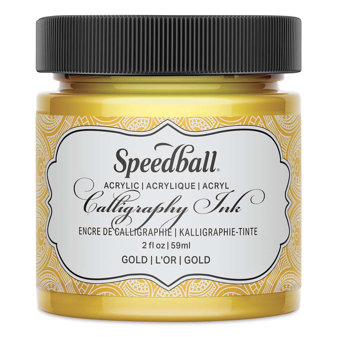 Open in modal - Speedball Calligraphy Ink - 2 oz, Gold