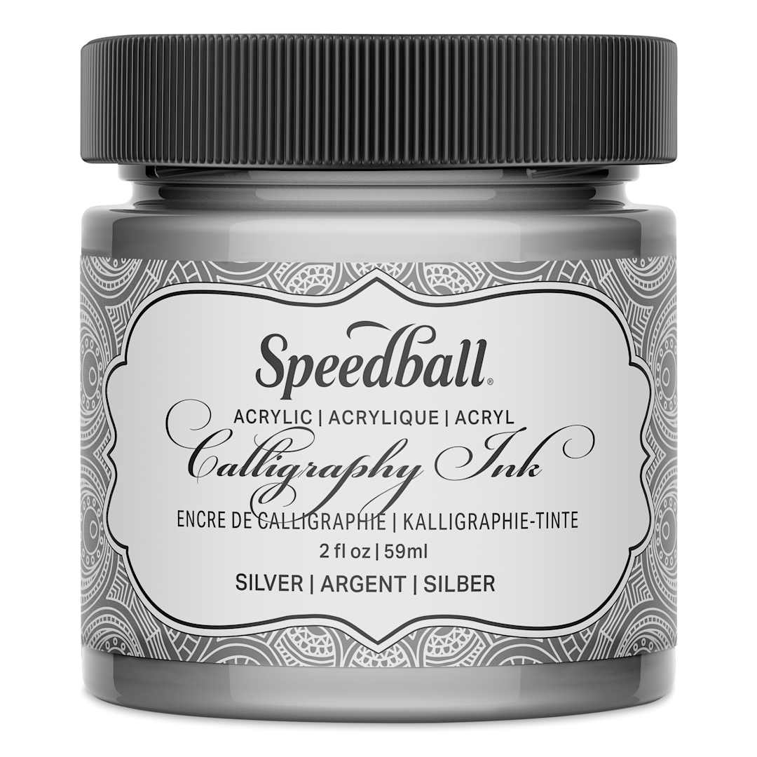 Open in modal - Speedball Calligraphy Ink - 2 oz, Silver