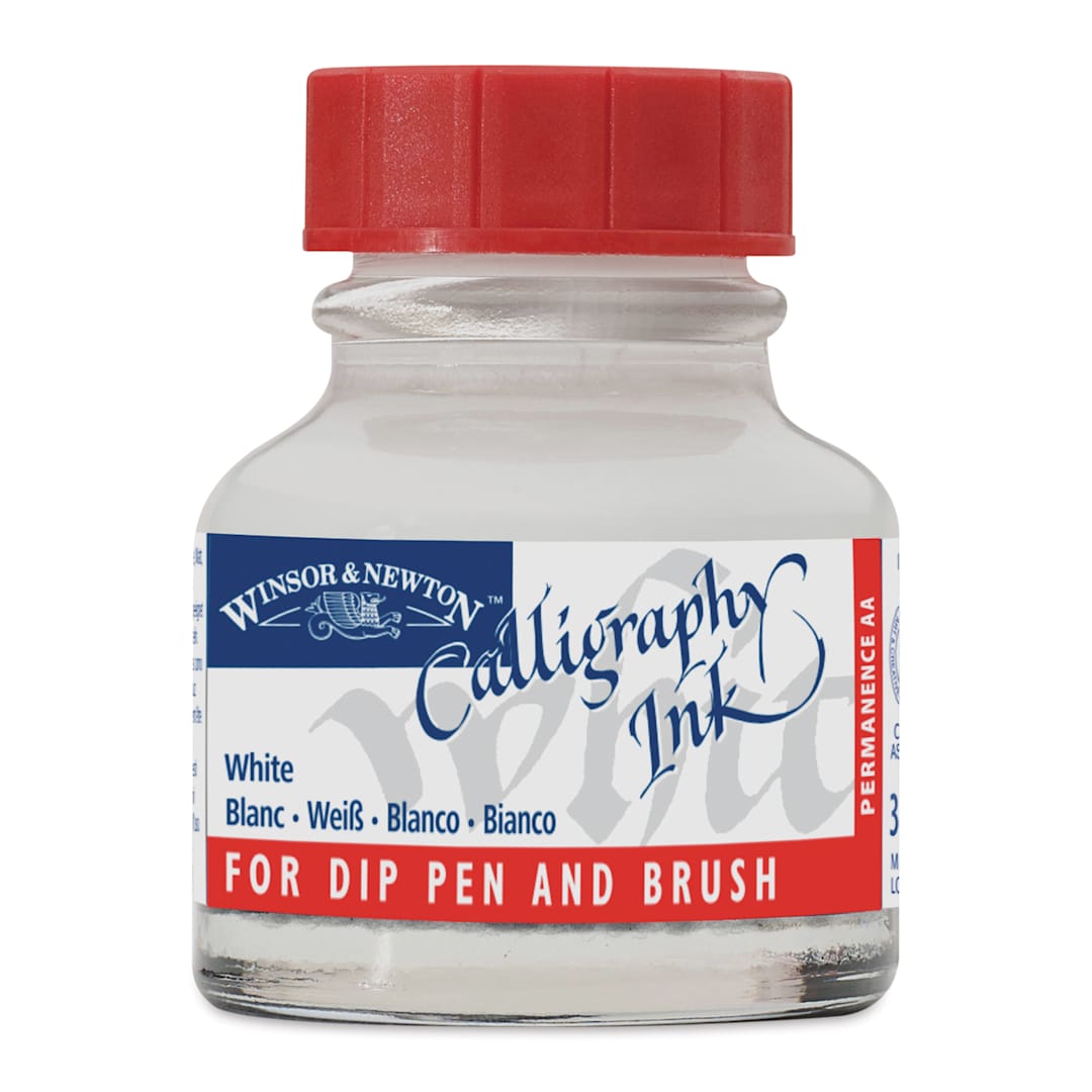 Open in modal - Winsor & Newton Calligraphy Ink - 30 ml, White