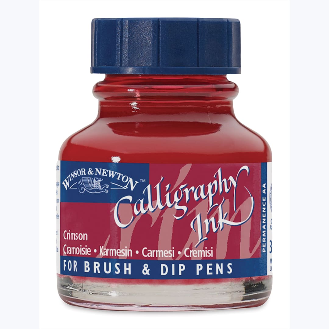 Open in modal - Winsor & Newton Calligraphy Ink - 30 ml, Crimson