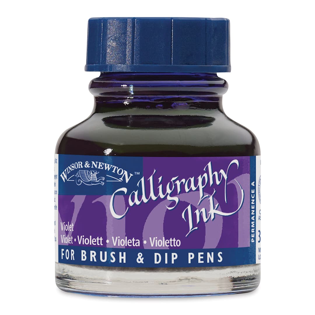 Open in modal - Winsor & Newton Calligraphy Ink - 30 ml, Violet