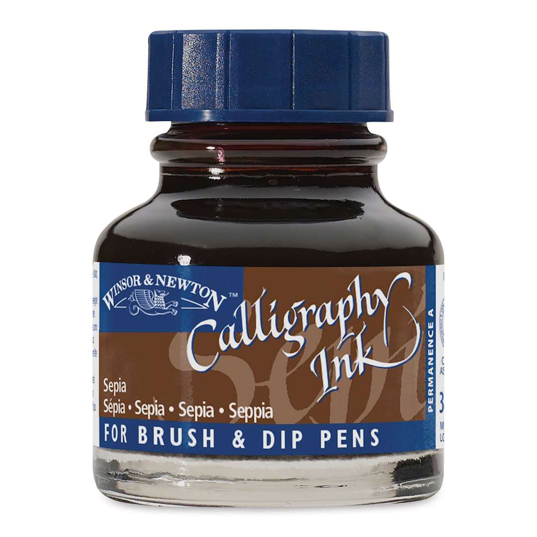 Open in modal - Winsor & Newton Calligraphy Ink - 30 ml, Sepia