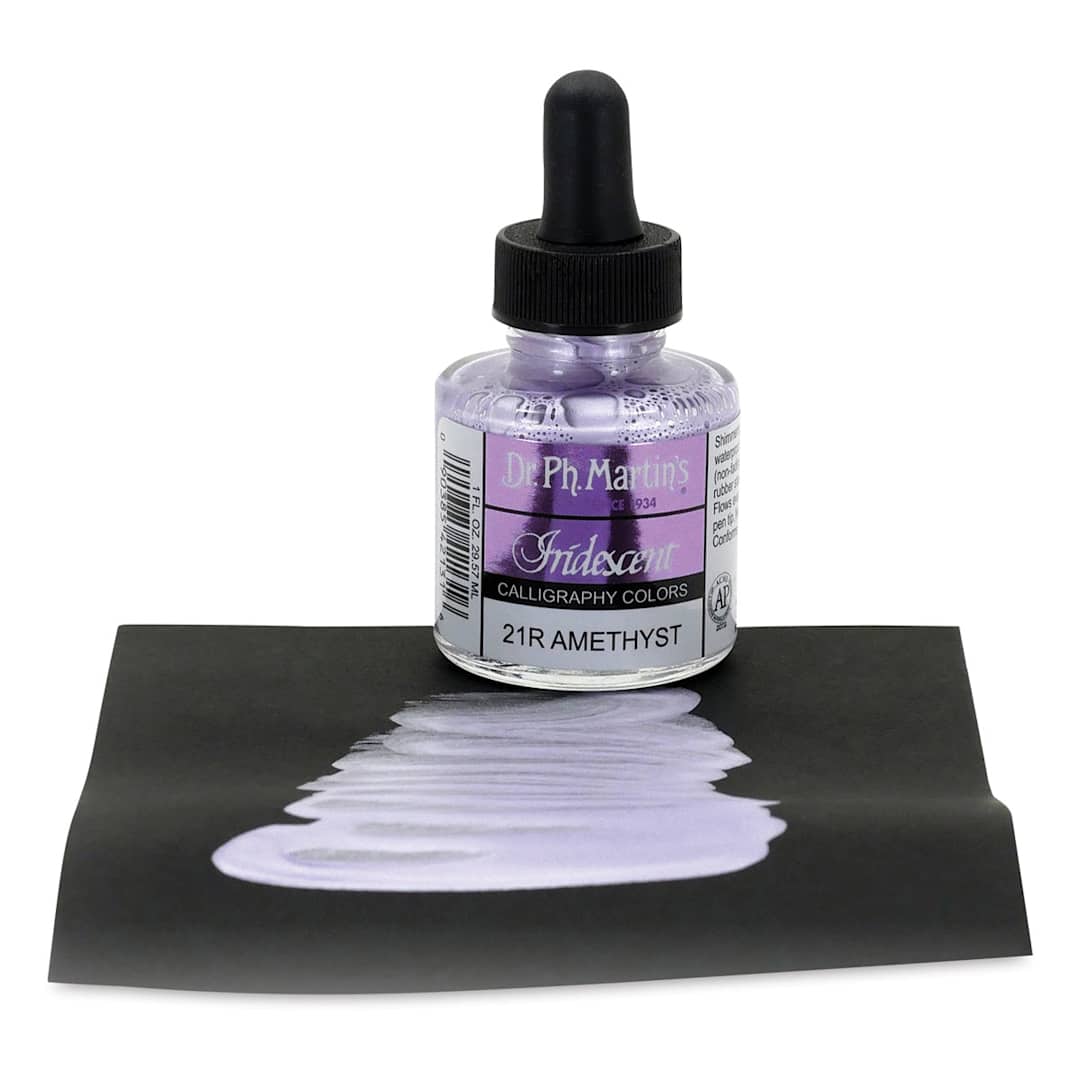 Open in modal - Dr. Ph. Martin's Iridescent Calligraphy Ink - Amethyst, 1 oz