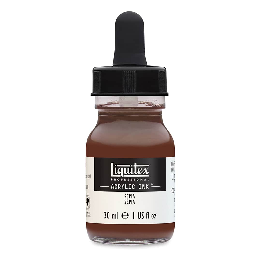 Open in modal - Liquitex Professional Acrylic Ink - 30 ml, Sepia