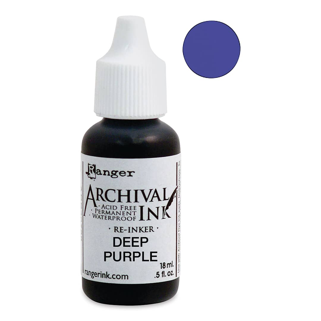 Open in modal - Ranger Archival Ink Pad Re-Inker - Deep Purple