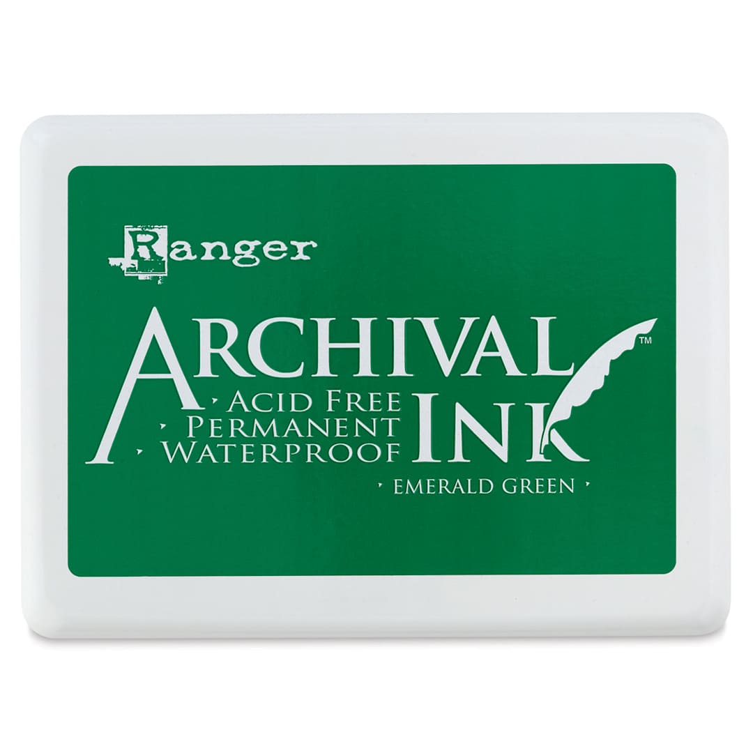 Open in modal - Ranger Archival Ink Pad - Jumbo, Emerald Green