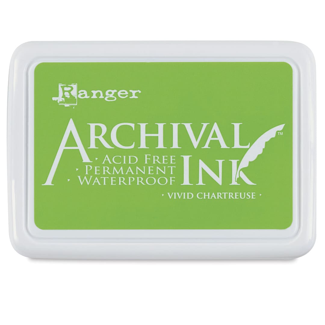 Open in modal - Ranger Archival Ink Pad - Vivid Chartreuse