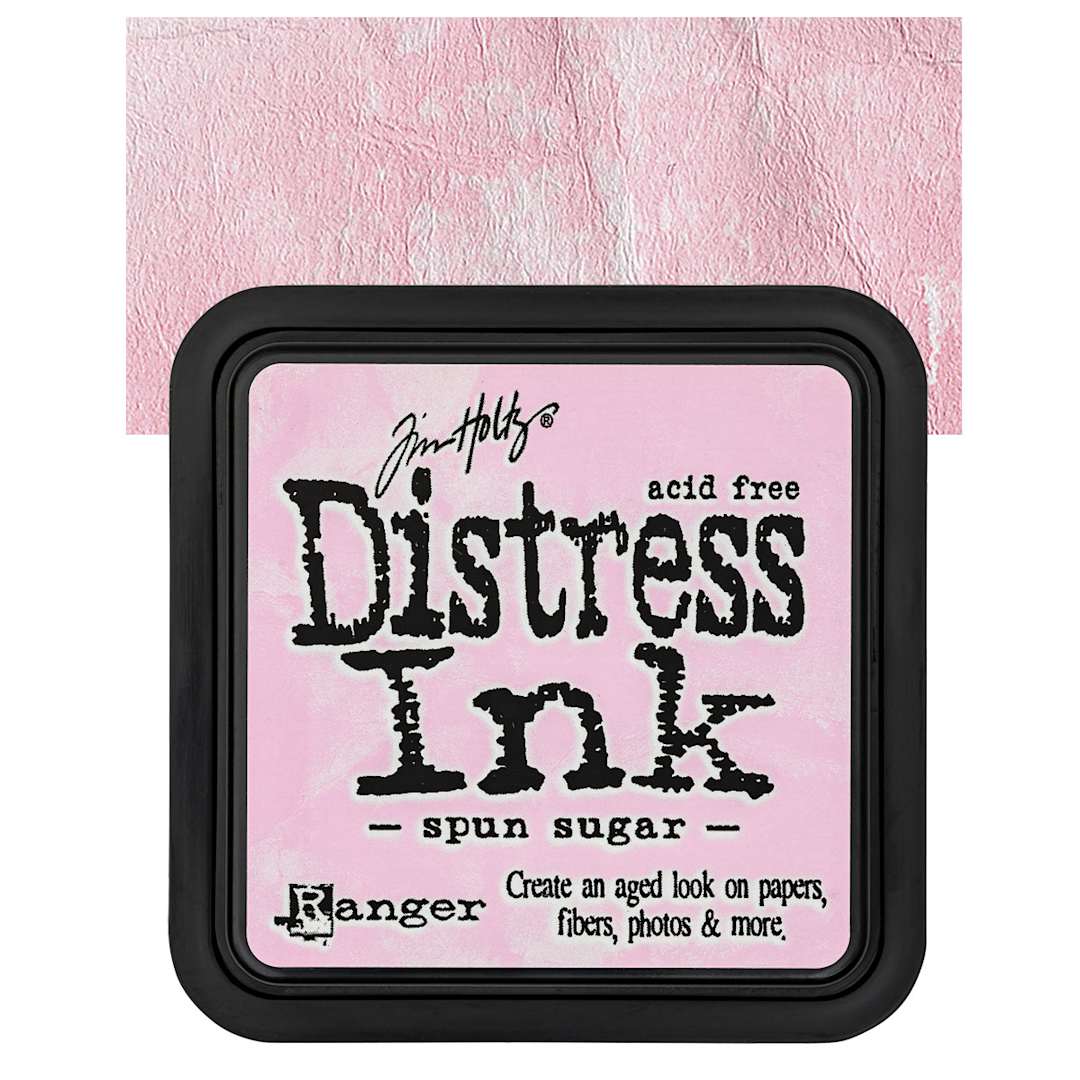 Open in modal - Ranger Distress Ink Pad - Spun Sugar pad and swatch
