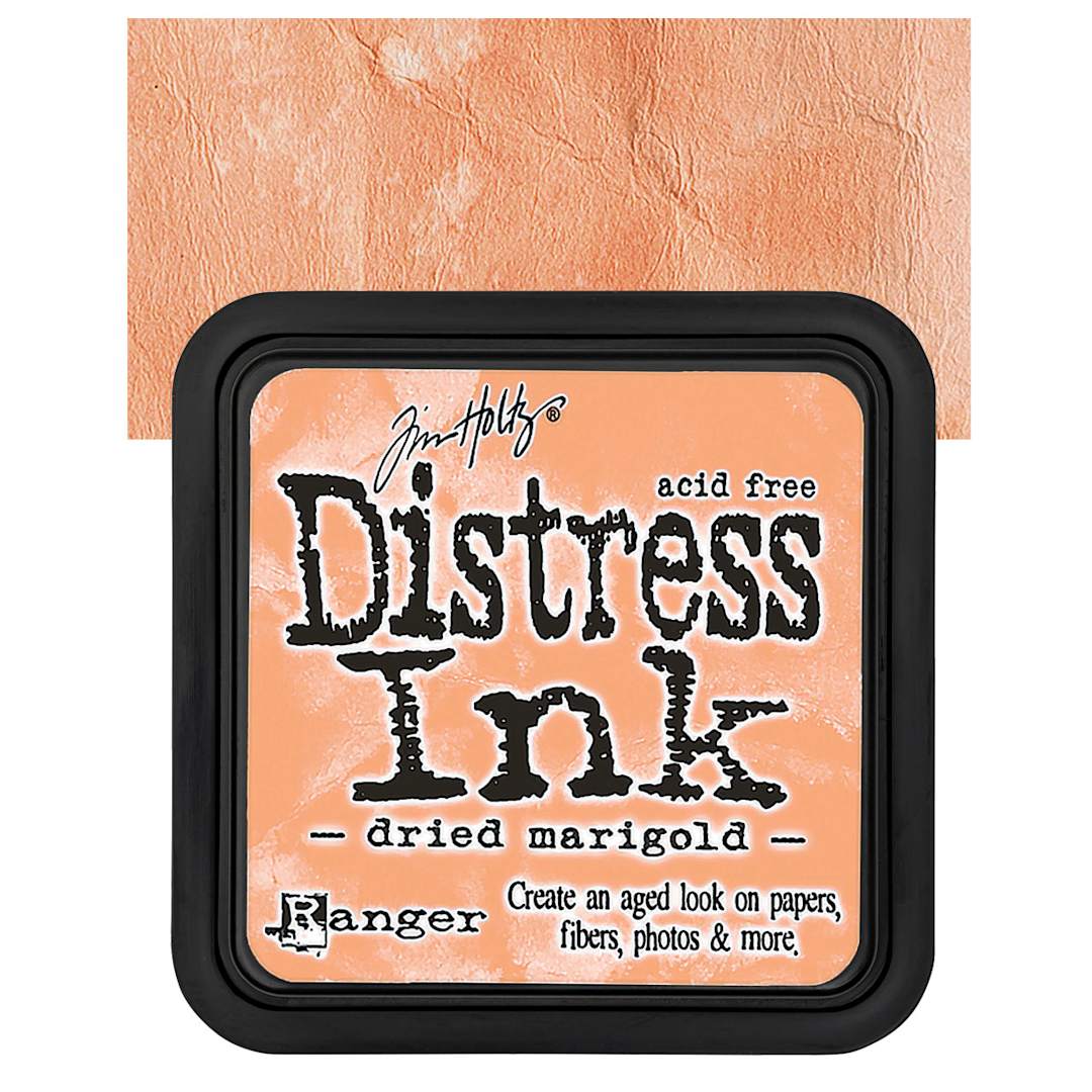 Open in modal - Ranger Distress Ink Pad - Dried Marigold pad and swatch