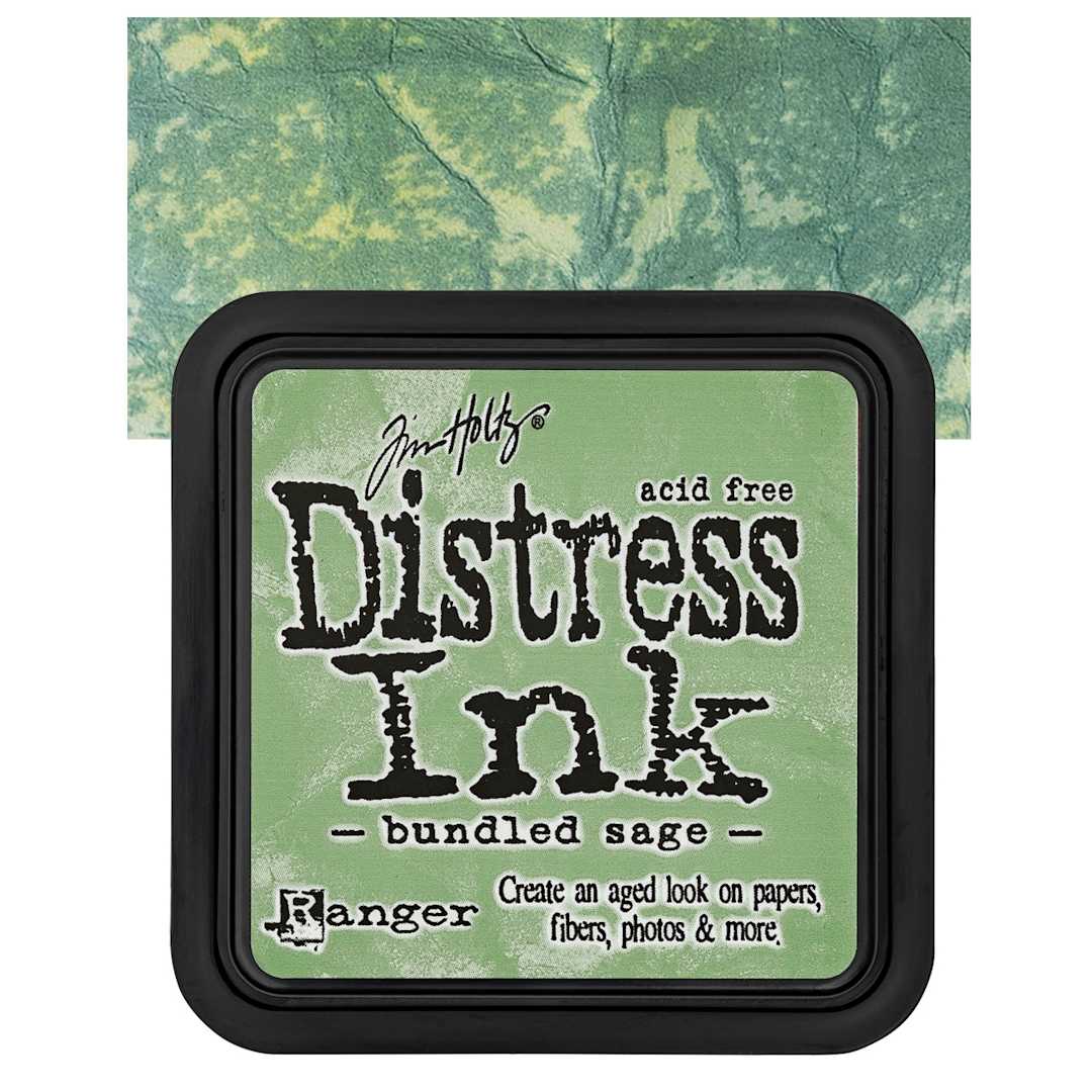Open in modal - Ranger Distress Ink Pad - Bundled Sage pad and swatch