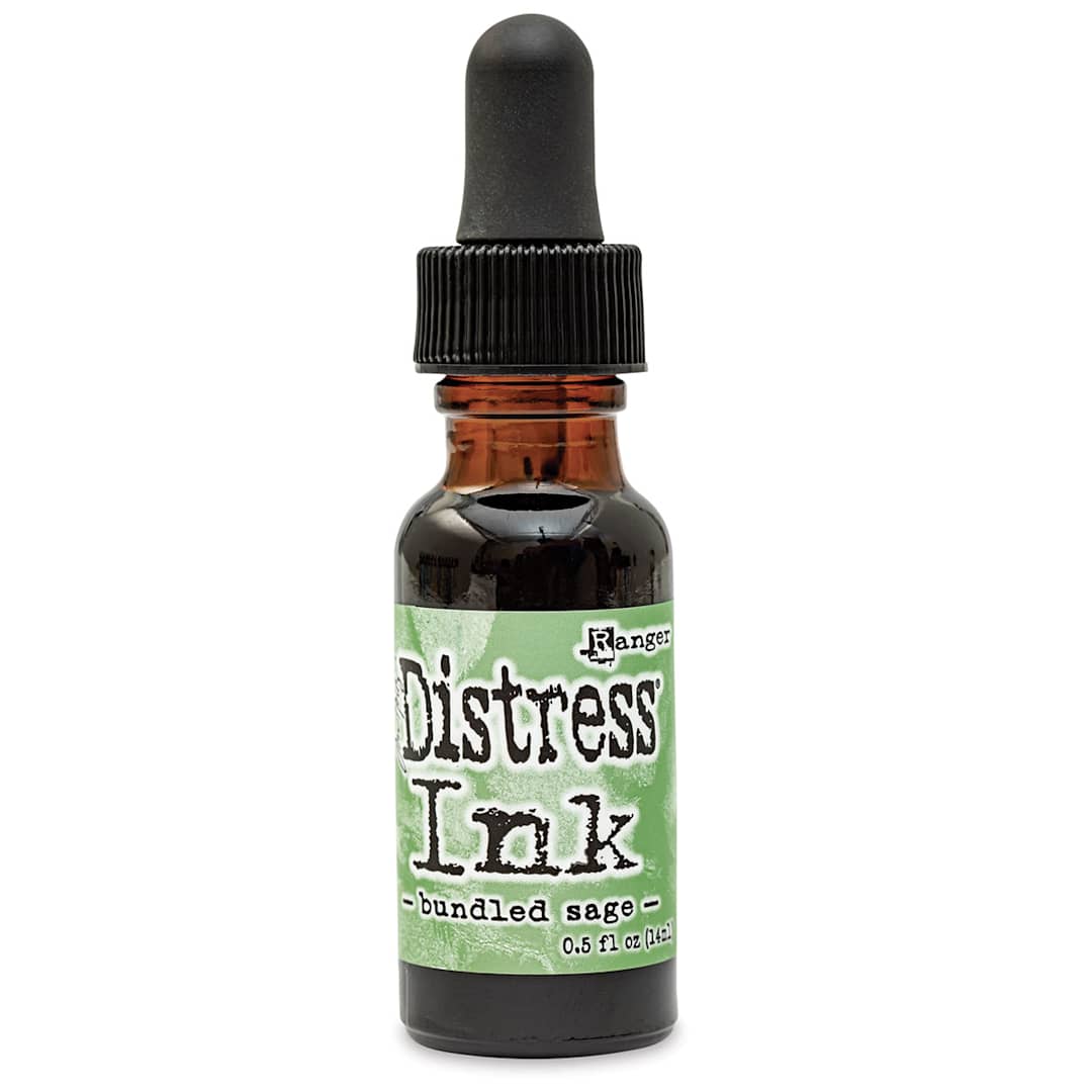 Open in modal - Ranger Distress Ink Pad Re-Inker - Bundled Sage