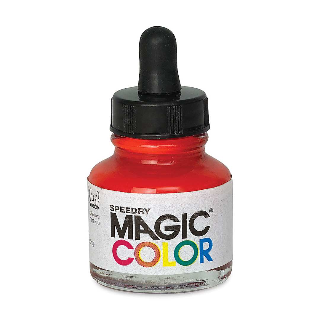 Open in modal - Magic Color Liquid Acrylic Ink - 28 ml, Solar Scarlet