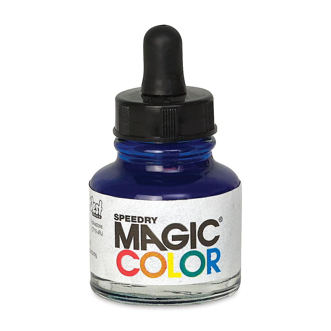 Open in modal - Magic Color Liquid Acrylic Ink - 28 ml, Process Cyan