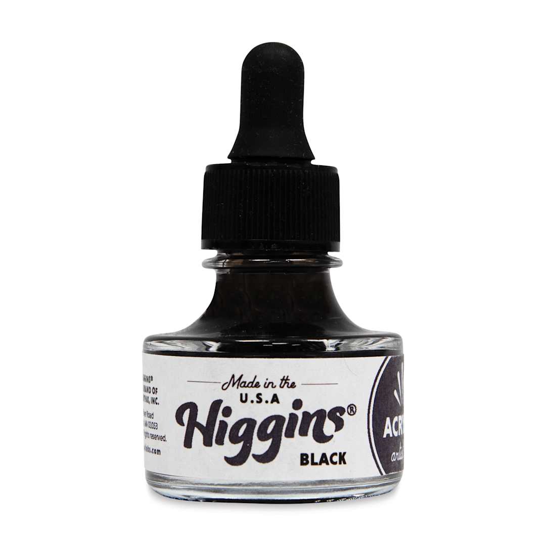 Open in modal - Higgins Acrylic Ink - Black, 1 oz