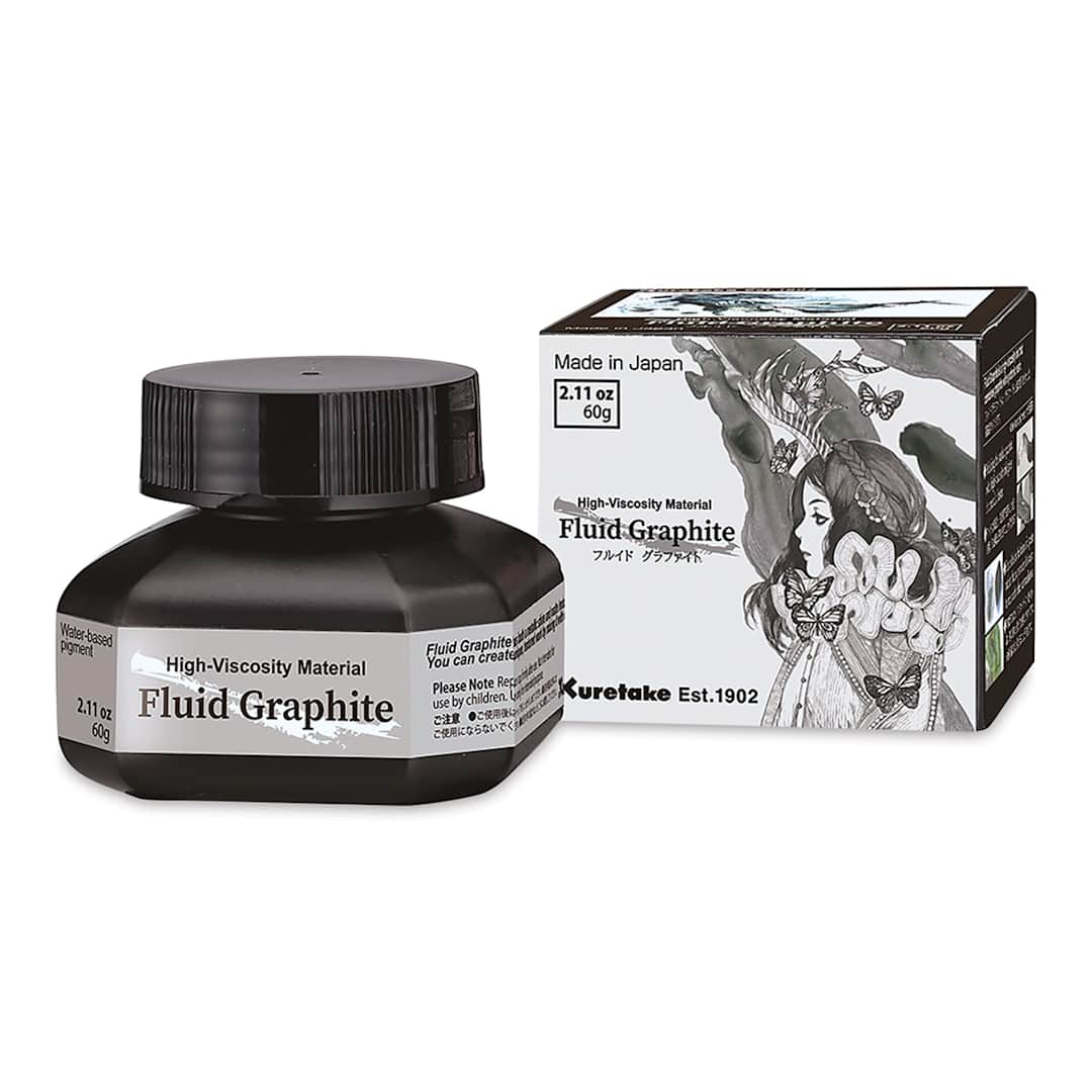 Open in modal - Kuretake Fluid Graphite - 2.11 oz
