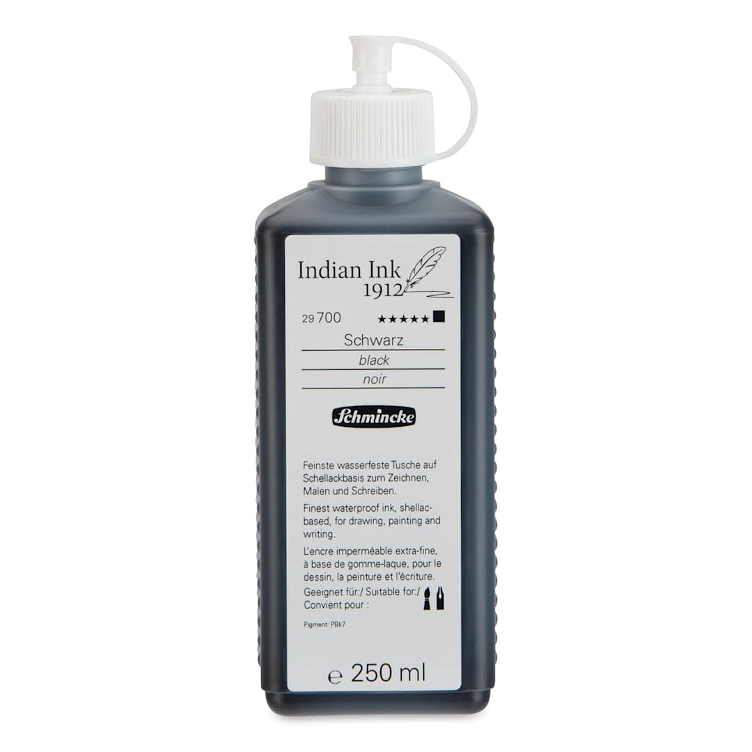 Open in modal - Schmincke Indian Ink 1912 - Black, 250 ml
