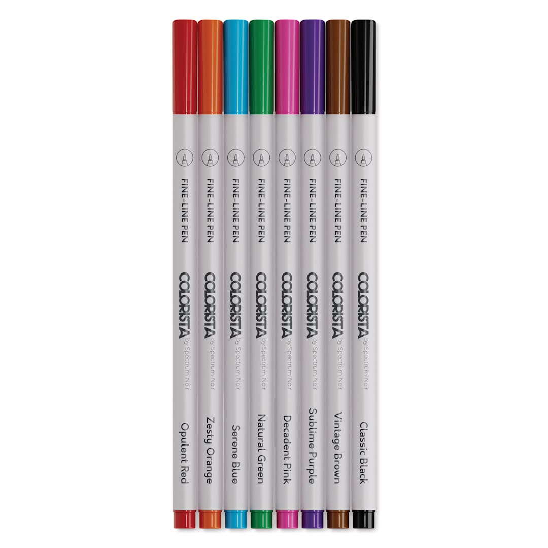 Open in modal - Colorista Fine-Line Pens - Vivid Expressions, Set of 8