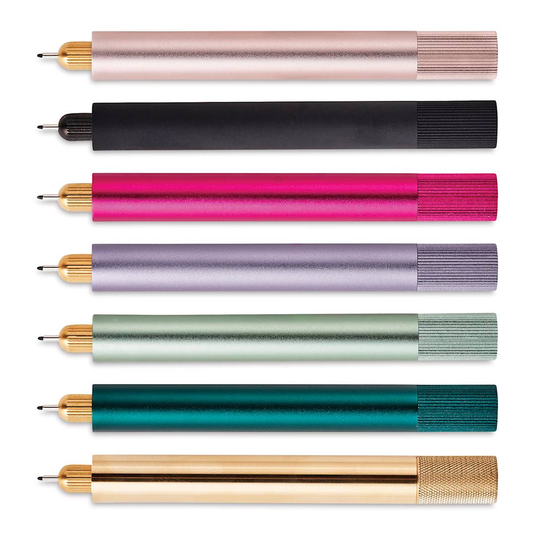 Open in modal - Tom's Studio Lumos Mini Refillable Pen Sets, assorted colors