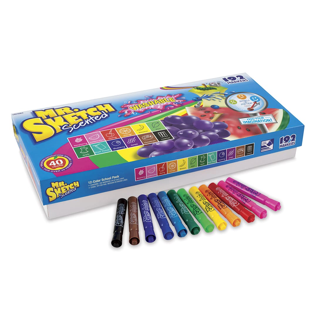 Open in modal - Mr. Sketch Washable Marker Set - Assorted Class Pack, Set of 192
