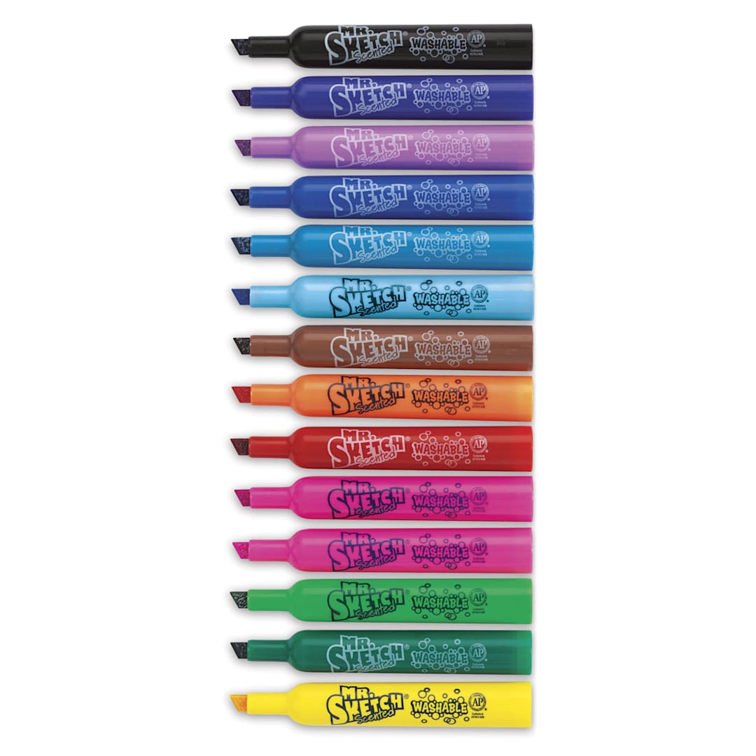 Open in modal - Mr. Sketch Washable Marker Set  - Assorted Colors, Set of 14