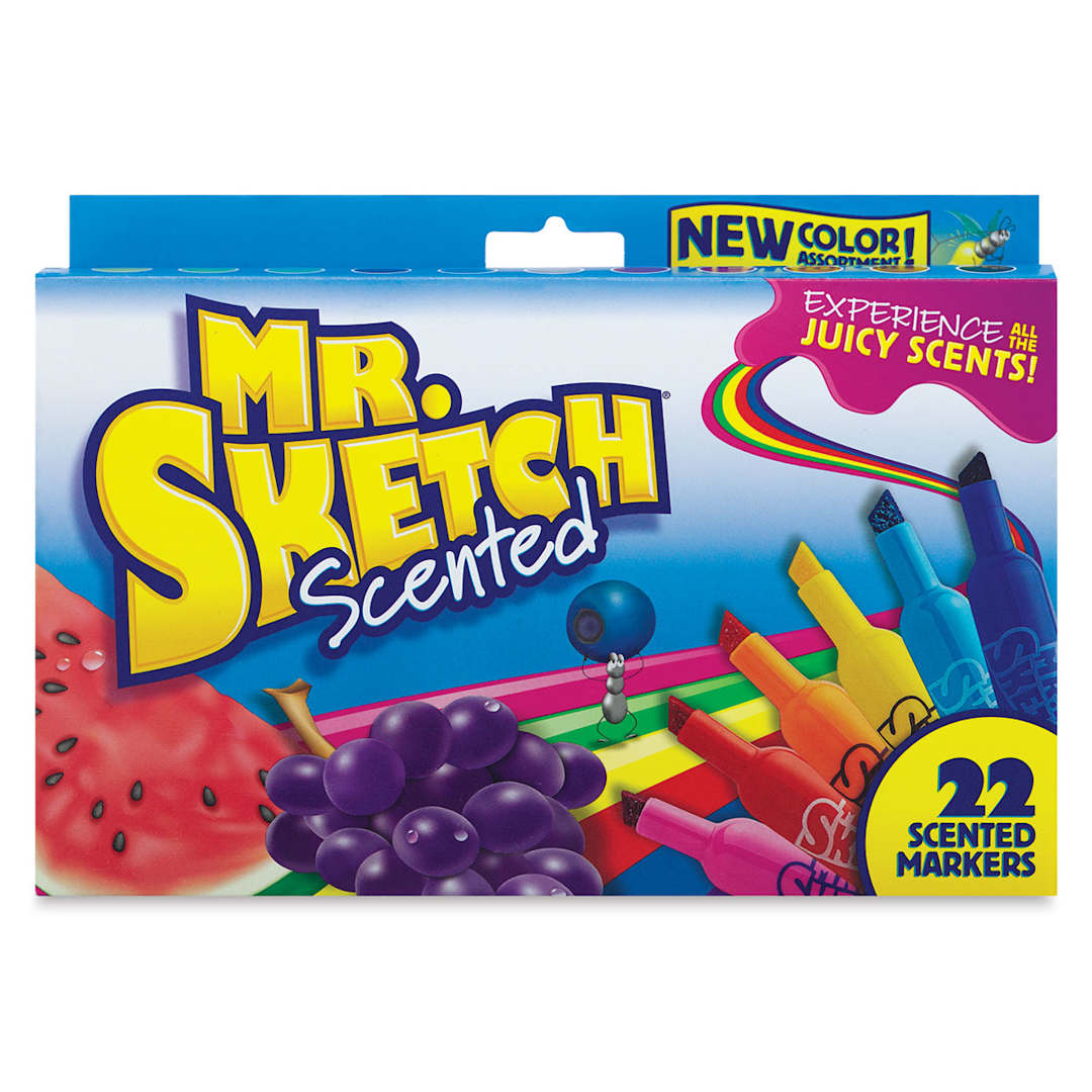 Open in modal - Mr. Sketch Scented Marker Set - Assorted Colors, Set of 22, Front Cover