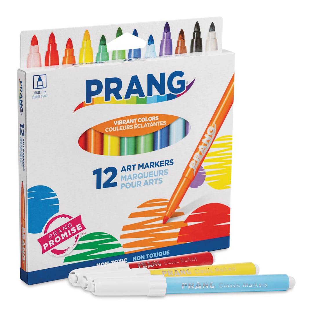 Open in modal - Prang Classic Markers - Assorted Colors, Set of 12