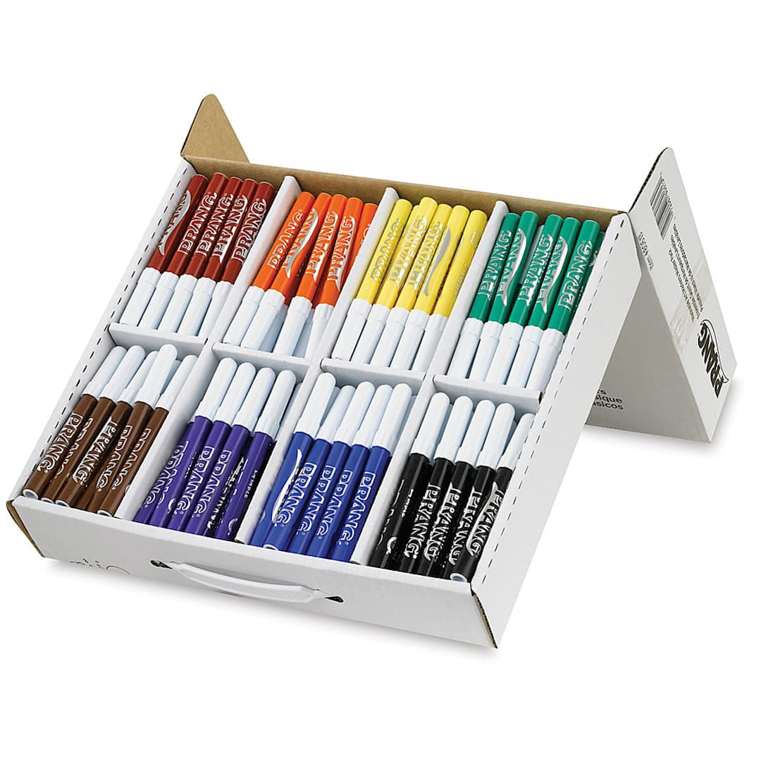 Open in modal - Prang Washable Markers - Master Pack of 200, Set of 8 Colors, markers shown