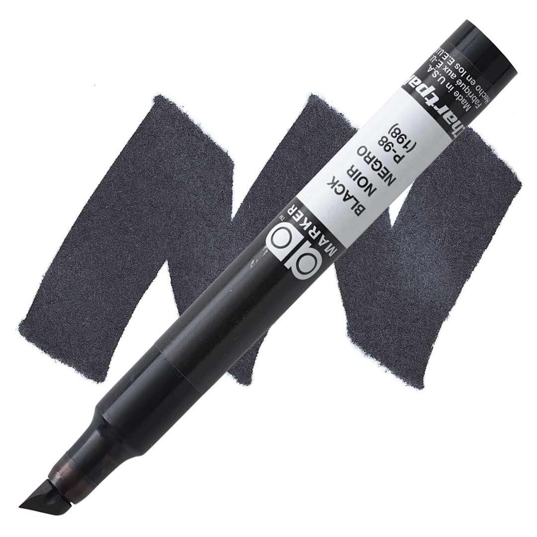 Open in modal - Chartpak Ad Marker - Black marker and swatch