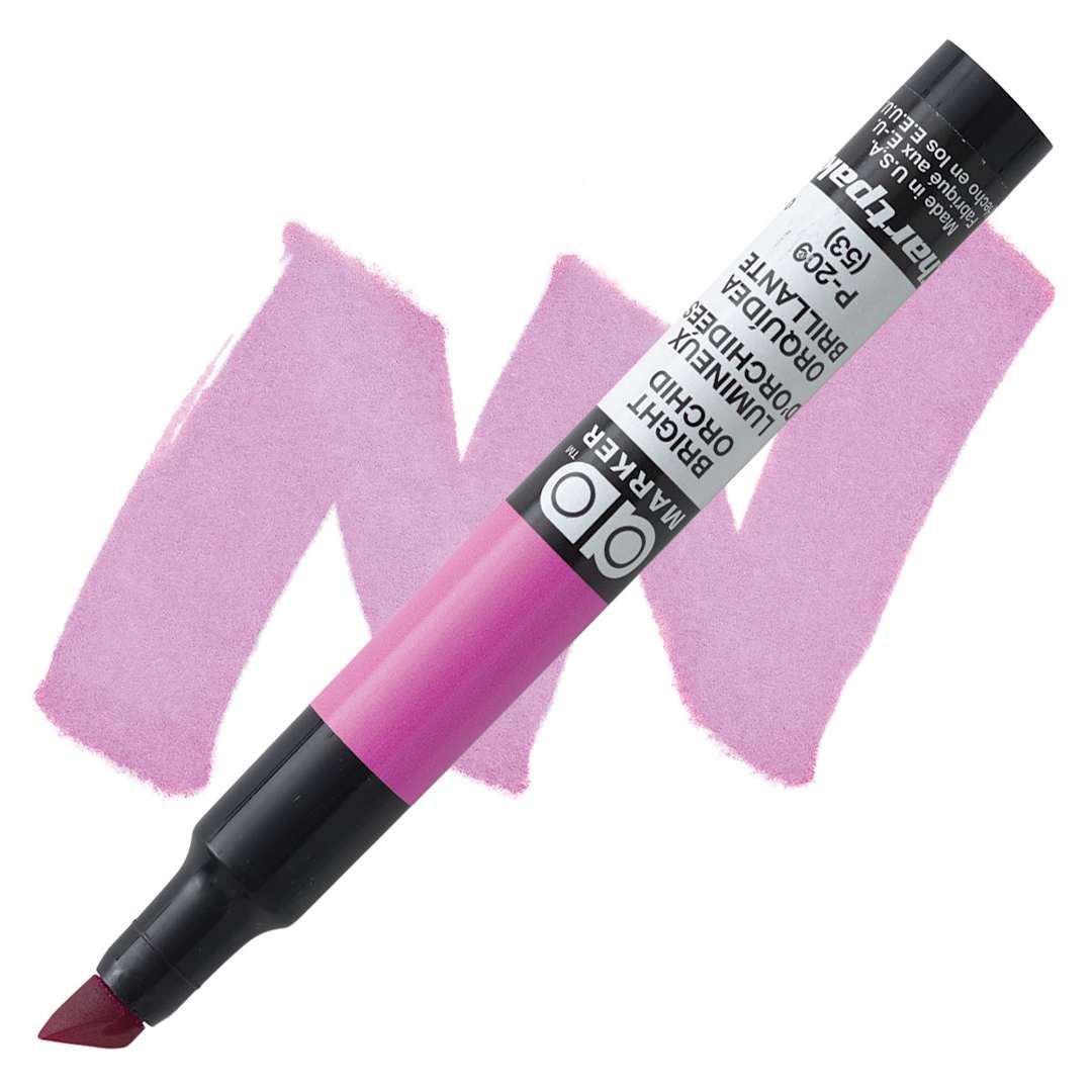 Open in modal - Chartpak Ad Marker - Bright Orchid marker and swatch
